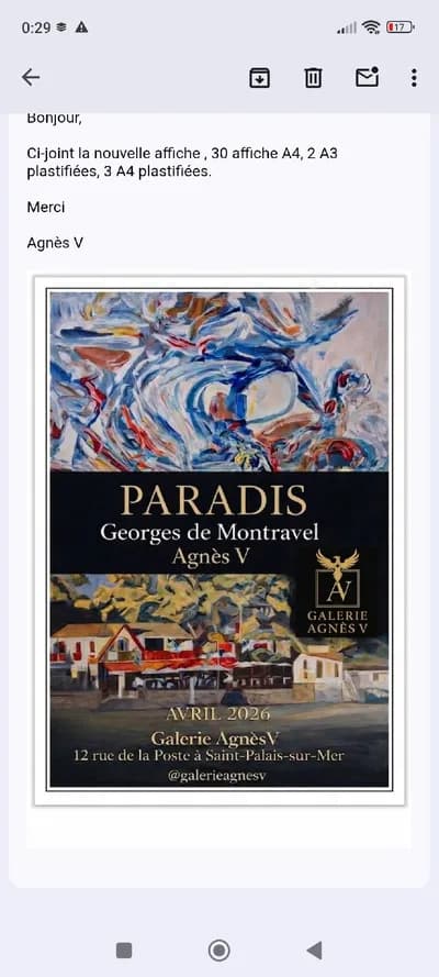 Exposition "paradis" à Saint-palais-sur-mer