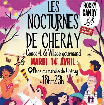 Nocturnes de Cheray: foodtrucks et concert