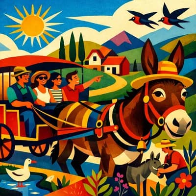 Balade en calèche découverte de la mule