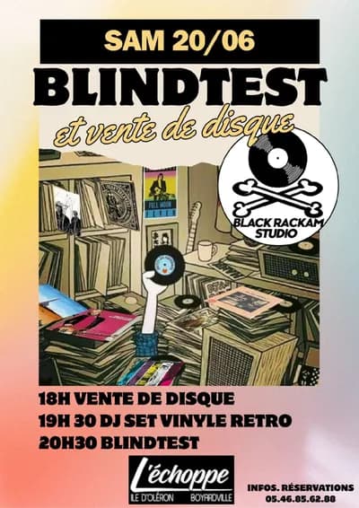 Vynil Shop Dj Set et Blind Test à L'echoppe