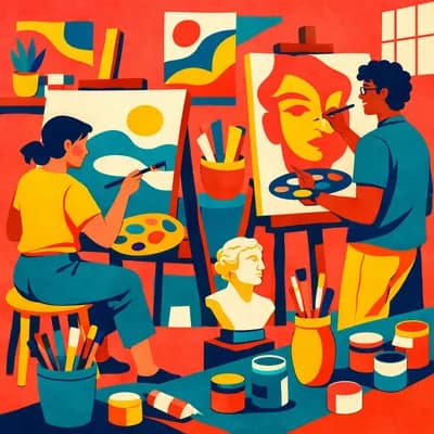 atelier dessin/peinture