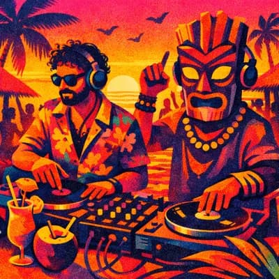 Benji de la House & Totem Dj set au Cocotier