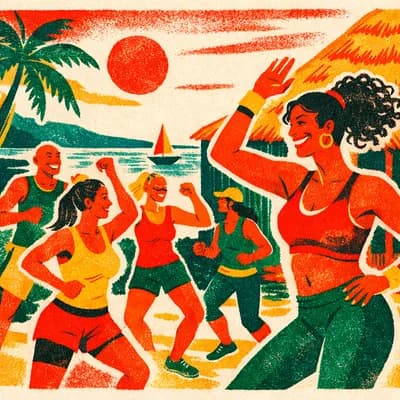 Initiation Zumba avec Stéphanie à La Marie Galante à Sauzelle