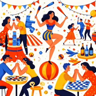 La Trichkette, spectacle et drôles de jeux