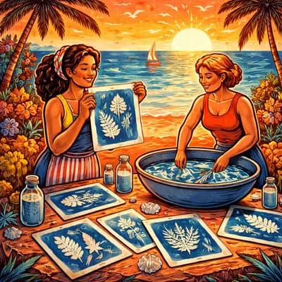 Stage découverte - Le cyanotype à l'eau salée