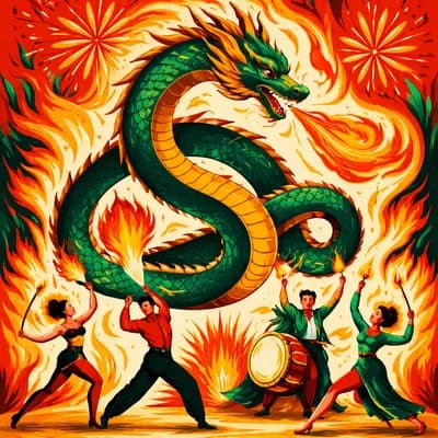 Imoogi - Spectacle art du feu