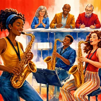 Audition évaluation des classes de saxophone