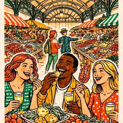 Visite archi - Le marché central, visite & dégustation