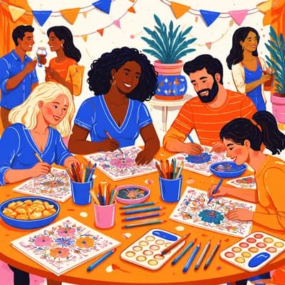 Coloriage party