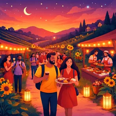 Marche gourmande semi-nocturne