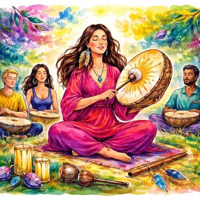 Méditation guidée tambours chamaniques🎵🎶🪈🪇🥁