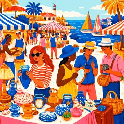 Brocante du port de Saint-Denis