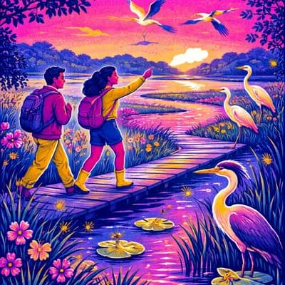 Sortie crépusculaire dans le marais de Rochefort