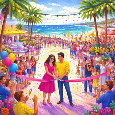 Inauguration de la réhabilitation finale du front de mer