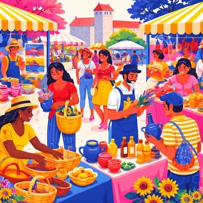 Marché de l'artisanat charentais