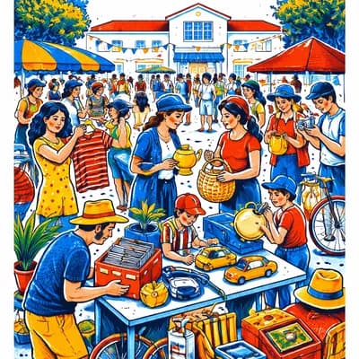Vide grenier 1ère édition association des parents d'élèves du collège st pierre d'oleron
