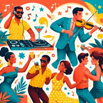 Vendredi Gourmand animé par DJ Set et Nicolas Frossard au violon