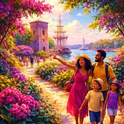 Découverte familiale du jardin des Retours : d'histoire en paysage