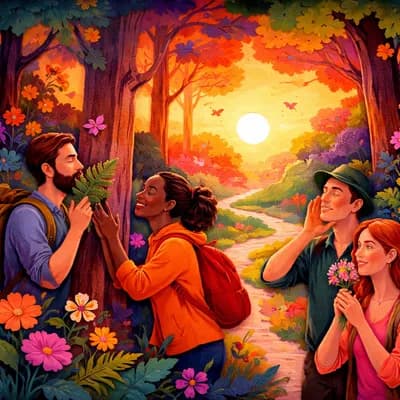 Sortie Nature : Balade Sensorielle En Forêt De Nodes