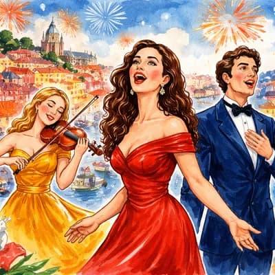 Un Violon sur la Ville - « Soirée classique et lyrique avec Vannina Santoni, Julien Dran et Stella Almondo »