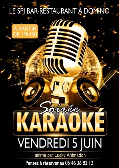 Soirée Karaoké: animé par Lucky Animation.