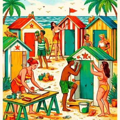 Atelier - Réalise ta cabine de plage