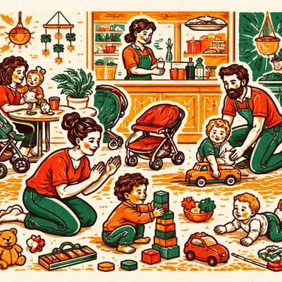 Café poussette - Le jeu chez le tout-petit