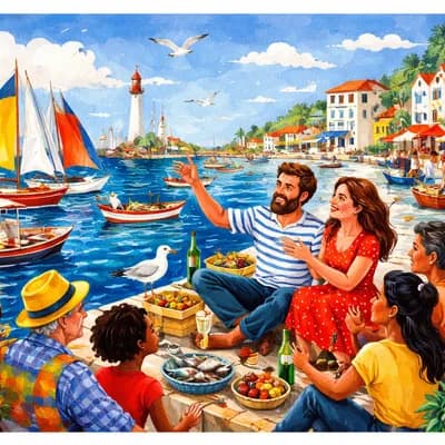 Conte sur le port