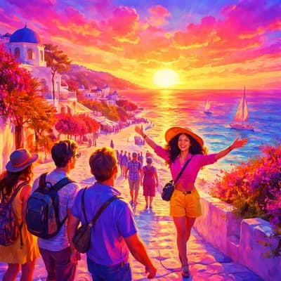 Visite guidée au coucher du soleil