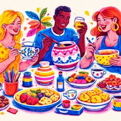 Apéro peinture sur céramique