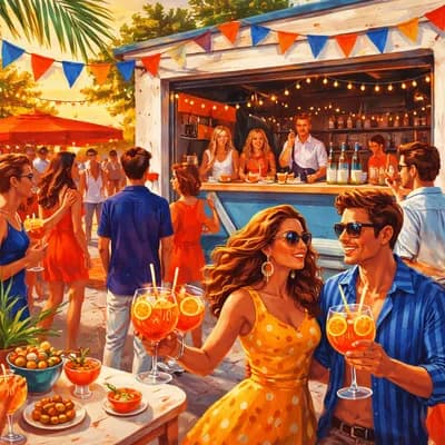 🍹🇮🇹soirée Spritz Aperol au Garage Royan
