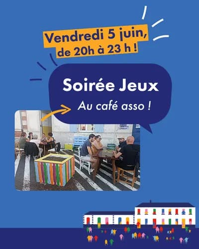 Soirée Jeux au Café Asso