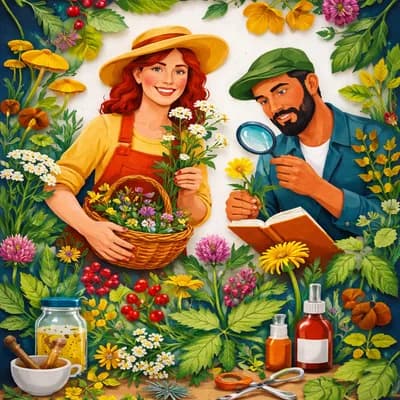 atelier passionné Plantes sauvages comestibles & médicinales