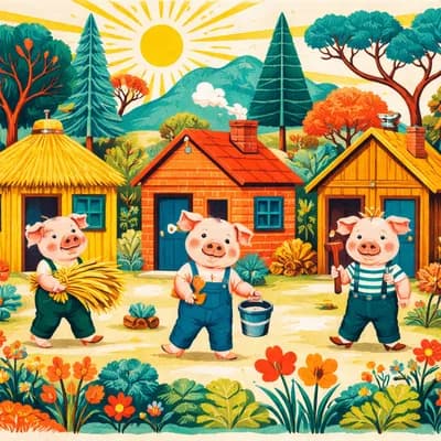 La maison des 3 petits cochons