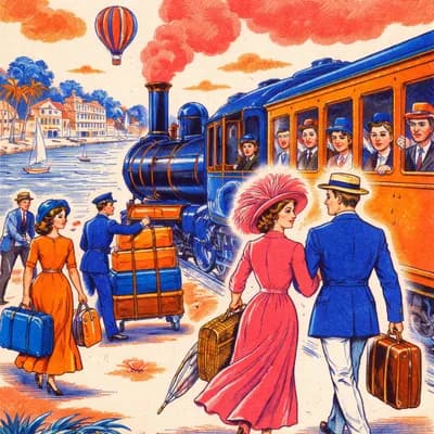 Le grand voyage - Saujon 1900