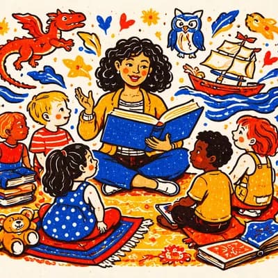 L'heure du conte pour les petits