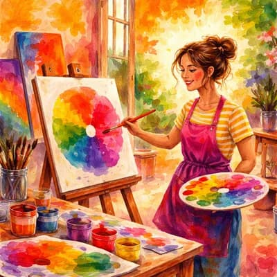Atelier jeune peintre - Découverte des couleurs