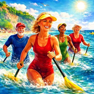 Détour sur l’eau – Visite en longe-côte