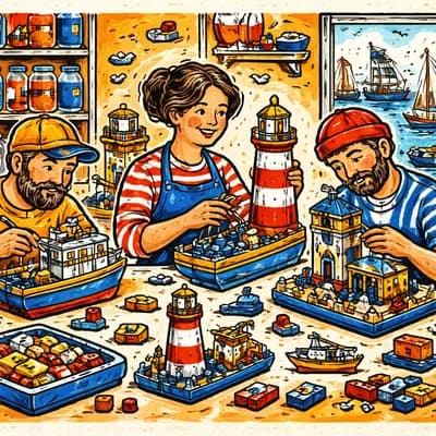 Atelier LEGO® Ports miniatures