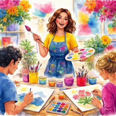 Atelier jeune peintre - Initiation à l’aquarelle