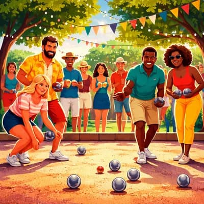 Concours de pétanque doublette