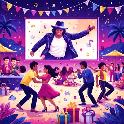 CREA - CINEphémère cinéma en plein air : projection du film "Michael" précédée de jeux musicaux autour de Michael Jackson. Cadeaux à gagner !