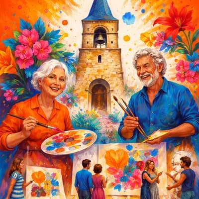 Exposition au Vieux Clocher : Rosa et Woïtek SKOP - 40 ans de création