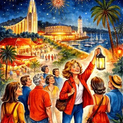 Visite guidée - Royan by night : récit et monuments Éclairés