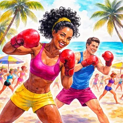 Atout plage - Aéro boxe