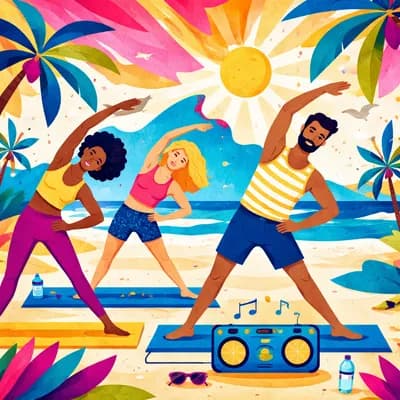 Atout plage - Stretching en musique