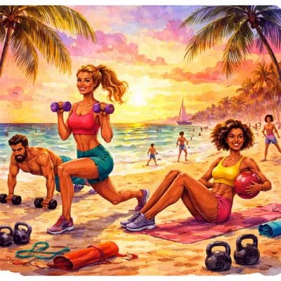 Atout plage - Renforcement musculaire