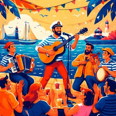 Le Spi: Concert de Captain Mike: chansons de quai, chants marins et bretons.