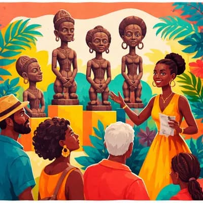 Visite guidée : Les statuettes africaines Mma de Côte d'Ivoire