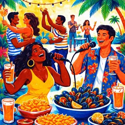Soirée Karaoké et Moules frites à la Marie Galante